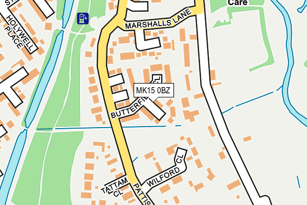 MK15 0BZ map - OS OpenMap – Local (Ordnance Survey) MK15 0BZ map - OS OpenMap – Local (Ordnance Survey)