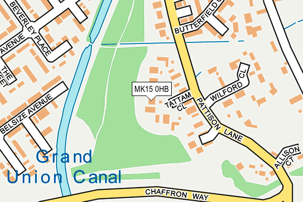MK15 0HB map - OS OpenMap – Local (Ordnance Survey) MK15 0HB map - OS OpenMap – Local (Ordnance Survey)