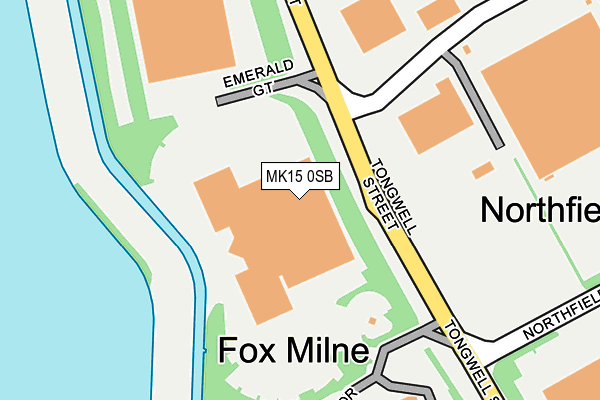 MK15 0SB map - OS OpenMap – Local (Ordnance Survey) MK15 0SB map - OS OpenMap – Local (Ordnance Survey)