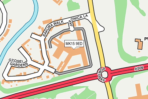 MK15 9ED map - OS OpenMap – Local (Ordnance Survey) MK15 9ED map - OS OpenMap – Local (Ordnance Survey)
