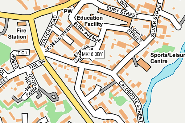 MK16 0BY map - OS OpenMap – Local (Ordnance Survey) MK16 0BY map - OS OpenMap – Local (Ordnance Survey)