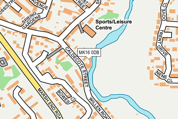 MK16 0DB map - OS OpenMap – Local (Ordnance Survey) MK16 0DB map - OS OpenMap – Local (Ordnance Survey)