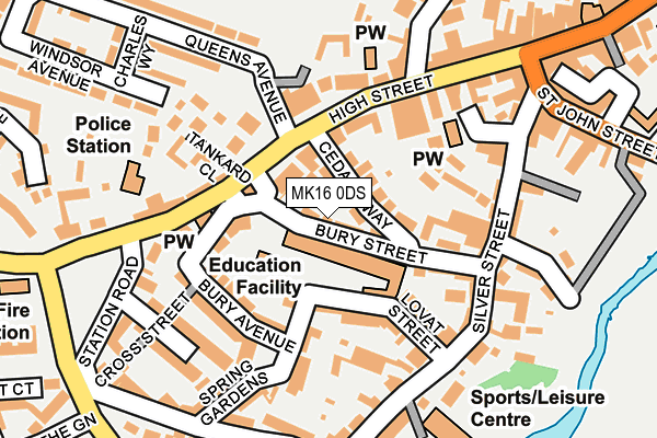 MK16 0DS map - OS OpenMap – Local (Ordnance Survey) MK16 0DS map - OS OpenMap – Local (Ordnance Survey)