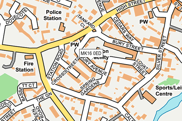 MK16 0ED map - OS OpenMap – Local (Ordnance Survey) MK16 0ED map - OS OpenMap – Local (Ordnance Survey)