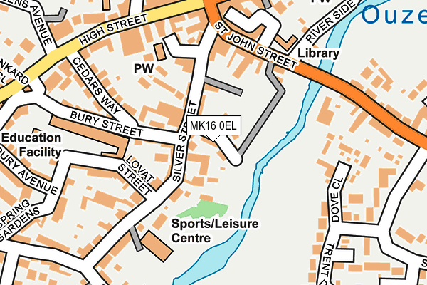 MK16 0EL map - OS OpenMap – Local (Ordnance Survey) MK16 0EL map - OS OpenMap – Local (Ordnance Survey)