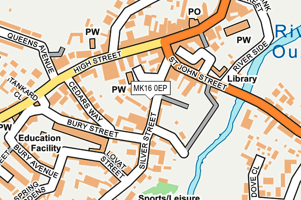 MK16 0EP map - OS OpenMap – Local (Ordnance Survey) MK16 0EP map - OS OpenMap – Local (Ordnance Survey)