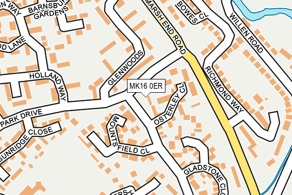 MK16 0ER map - OS OpenMap – Local (Ordnance Survey) MK16 0ER map - OS OpenMap – Local (Ordnance Survey)