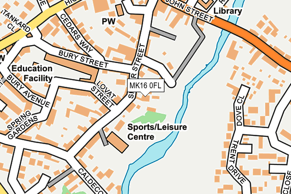 MK16 0FL map - OS OpenMap – Local (Ordnance Survey) MK16 0FL map - OS OpenMap – Local (Ordnance Survey)
