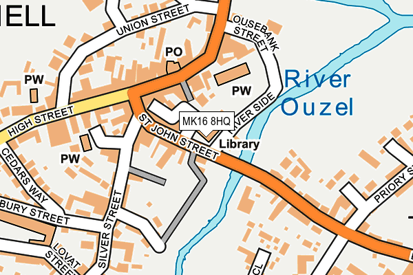 MK16 8HQ map - OS OpenMap – Local (Ordnance Survey) MK16 8HQ map - OS OpenMap – Local (Ordnance Survey)
