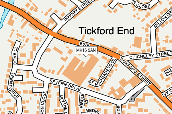 MK16 9AN map - OS OpenMap – Local (Ordnance Survey) MK16 9AN map - OS OpenMap – Local (Ordnance Survey)