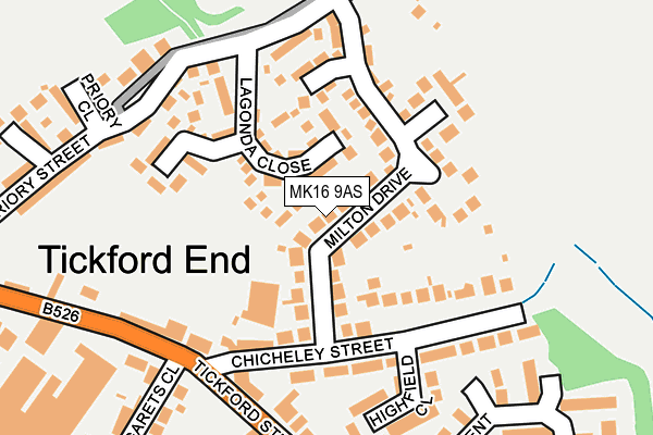 MK16 9AS map - OS OpenMap – Local (Ordnance Survey) MK16 9AS map - OS OpenMap – Local (Ordnance Survey)