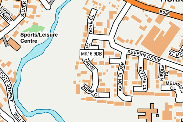 MK16 9DB map - OS OpenMap – Local (Ordnance Survey) MK16 9DB map - OS OpenMap – Local (Ordnance Survey)