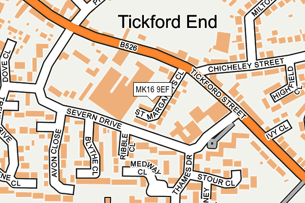 MK16 9EF map - OS OpenMap – Local (Ordnance Survey) MK16 9EF map - OS OpenMap – Local (Ordnance Survey)
