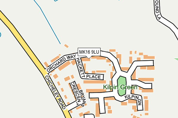 MK16 9LU map - OS OpenMap – Local (Ordnance Survey) MK16 9LU map - OS OpenMap – Local (Ordnance Survey)