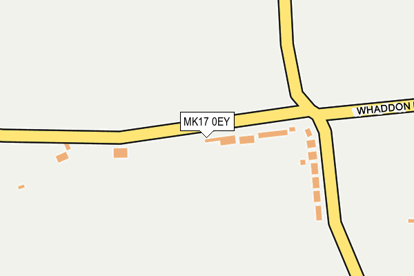 MK17 0EY map - OS OpenMap – Local (Ordnance Survey) MK17 0EY map - OS OpenMap – Local (Ordnance Survey)