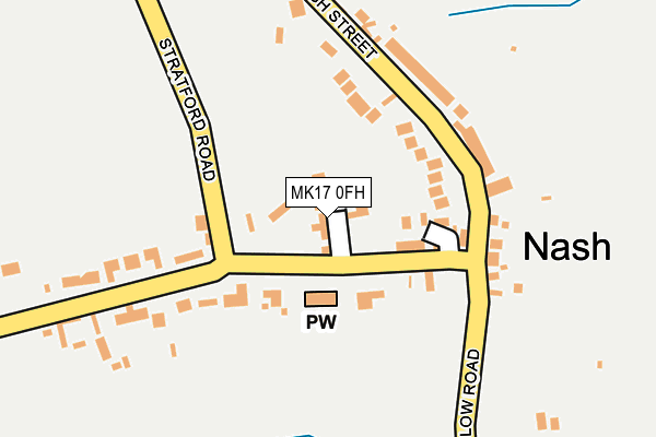 MK17 0FH map - OS OpenMap – Local (Ordnance Survey) MK17 0FH map - OS OpenMap – Local (Ordnance Survey)