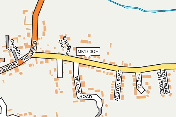 MK17 0QE map - OS OpenMap – Local (Ordnance Survey) MK17 0QE map - OS OpenMap – Local (Ordnance Survey)