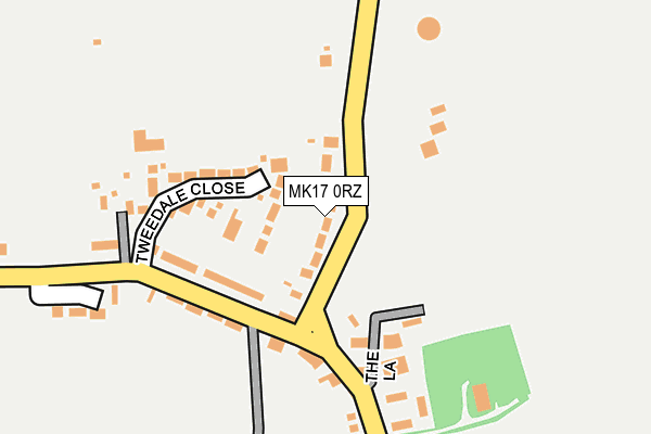 MK17 0RZ map - OS OpenMap – Local (Ordnance Survey) MK17 0RZ map - OS OpenMap – Local (Ordnance Survey)