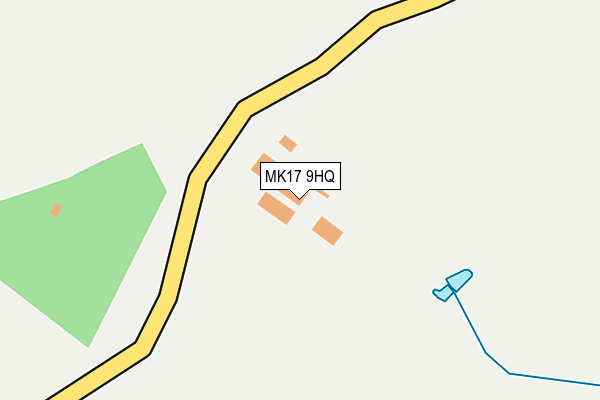 MK17 9HQ map - OS OpenMap – Local (Ordnance Survey) MK17 9HQ map - OS OpenMap – Local (Ordnance Survey)