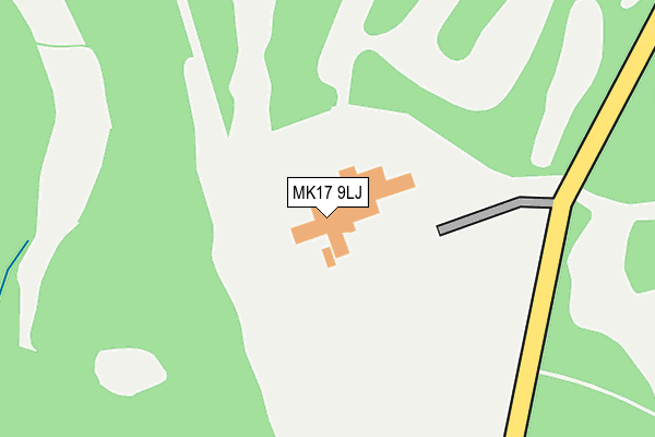 MK17 9LJ map - OS OpenMap – Local (Ordnance Survey)