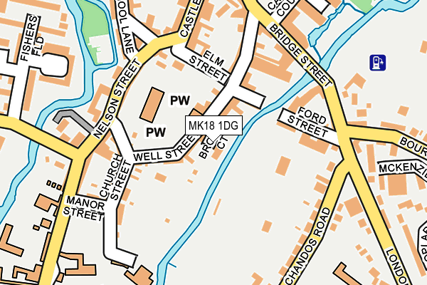 MK18 1DG map - OS OpenMap – Local (Ordnance Survey) MK18 1DG map - OS OpenMap – Local (Ordnance Survey)