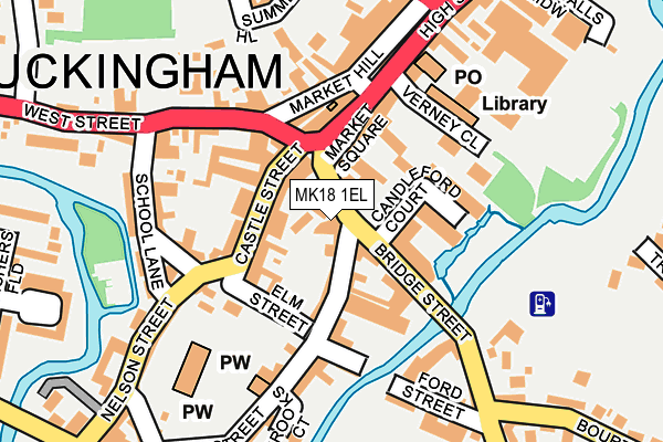 MK18 1EL map - OS OpenMap – Local (Ordnance Survey) MK18 1EL map - OS OpenMap – Local (Ordnance Survey)