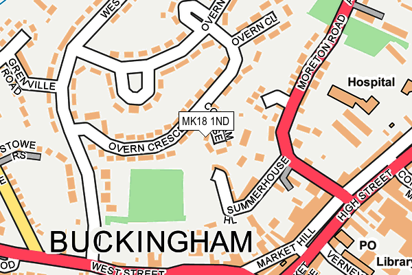 MK18 1ND map - OS OpenMap – Local (Ordnance Survey) MK18 1ND map - OS OpenMap – Local (Ordnance Survey)