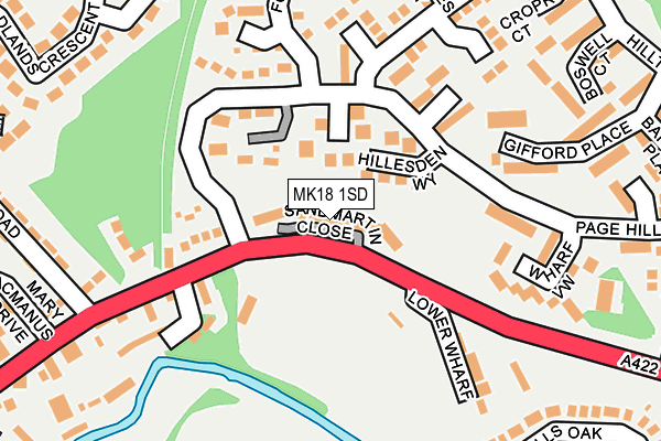 MK18 1SD map - OS OpenMap – Local (Ordnance Survey) MK18 1SD map - OS OpenMap – Local (Ordnance Survey)