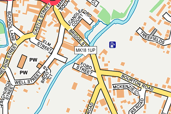 MK18 1UP map - OS OpenMap – Local (Ordnance Survey) MK18 1UP map - OS OpenMap – Local (Ordnance Survey)