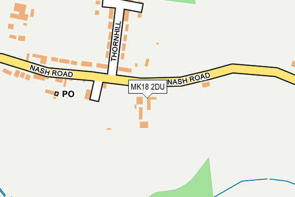 MK18 2DU map - OS OpenMap – Local (Ordnance Survey) MK18 2DU map - OS OpenMap – Local (Ordnance Survey)