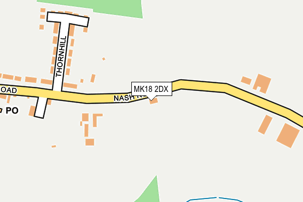 MK18 2DX map - OS OpenMap – Local (Ordnance Survey) MK18 2DX map - OS OpenMap – Local (Ordnance Survey)