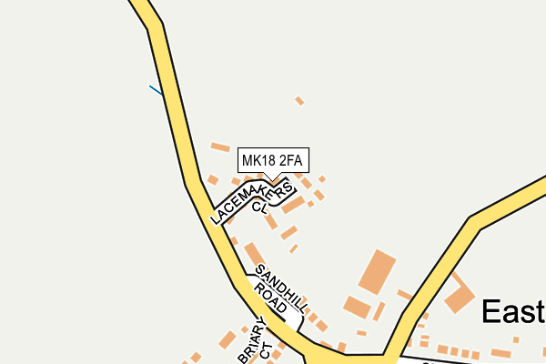 MK18 2FA map - OS OpenMap – Local (Ordnance Survey) MK18 2FA map - OS OpenMap – Local (Ordnance Survey)