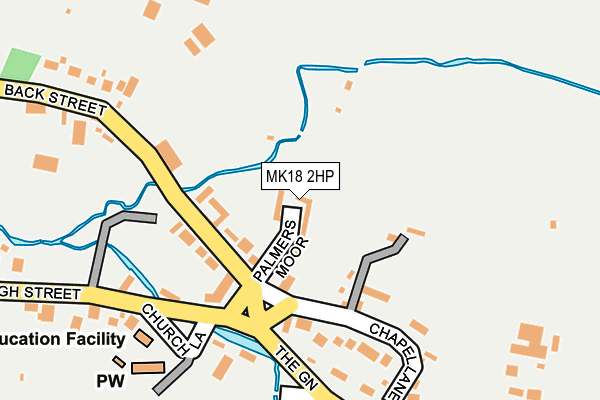 MK18 2HP map - OS OpenMap – Local (Ordnance Survey) MK18 2HP map - OS OpenMap – Local (Ordnance Survey)