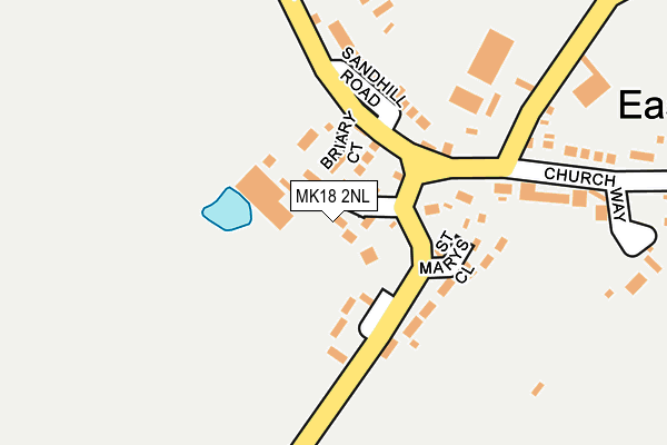 MK18 2NL map - OS OpenMap – Local (Ordnance Survey) MK18 2NL map - OS OpenMap – Local (Ordnance Survey)