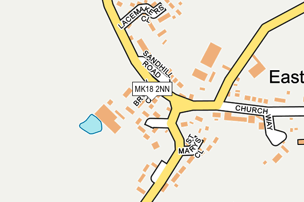 MK18 2NN map - OS OpenMap – Local (Ordnance Survey) MK18 2NN map - OS OpenMap – Local (Ordnance Survey)