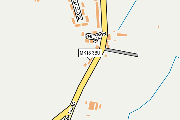 MK18 3BU map - OS OpenMap – Local (Ordnance Survey) MK18 3BU map - OS OpenMap – Local (Ordnance Survey)