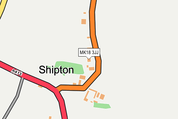 MK18 3JJ map - OS OpenMap – Local (Ordnance Survey) MK18 3JJ map - OS OpenMap – Local (Ordnance Survey)