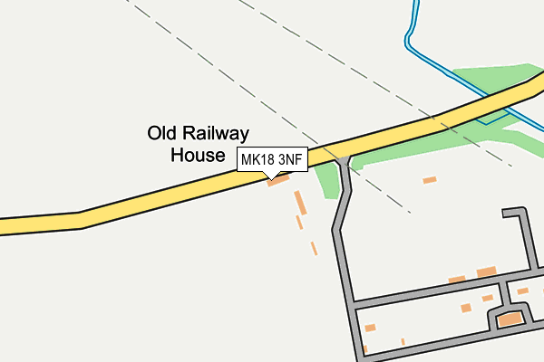 MK18 3NF map - OS OpenMap – Local (Ordnance Survey) MK18 3NF map - OS OpenMap – Local (Ordnance Survey)