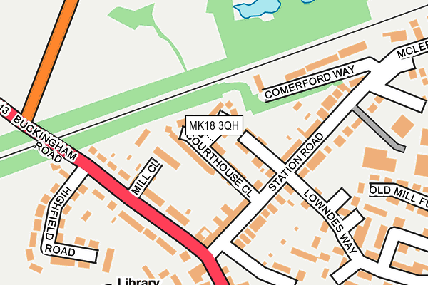 MK18 3QH map - OS OpenMap – Local (Ordnance Survey)