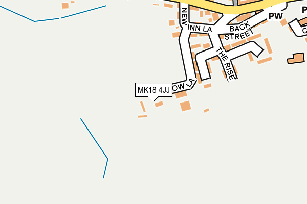 MK18 4JJ map - OS OpenMap – Local (Ordnance Survey) MK18 4JJ map - OS OpenMap – Local (Ordnance Survey)