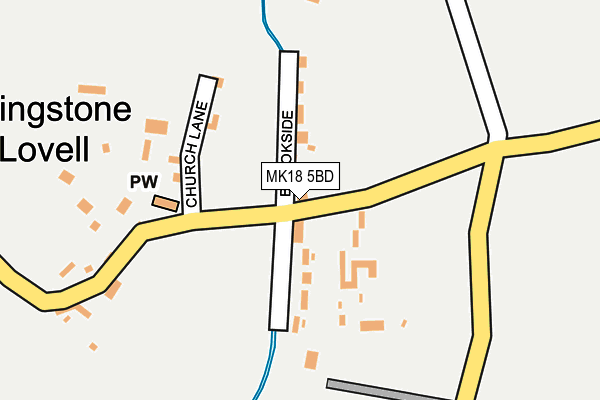 MK18 5BD map - OS OpenMap – Local (Ordnance Survey) MK18 5BD map - OS OpenMap – Local (Ordnance Survey)