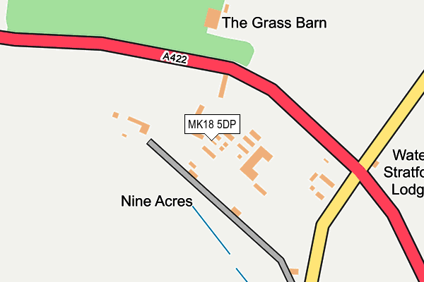 MK18 5DP map - OS OpenMap – Local (Ordnance Survey) MK18 5DP map - OS OpenMap – Local (Ordnance Survey)