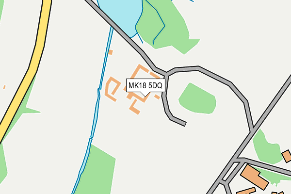 MK18 5DQ map - OS OpenMap – Local (Ordnance Survey) MK18 5DQ map - OS OpenMap – Local (Ordnance Survey)