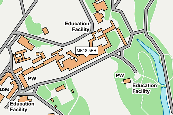 MK18 5EH map - OS OpenMap – Local (Ordnance Survey) MK18 5EH map - OS OpenMap – Local (Ordnance Survey)