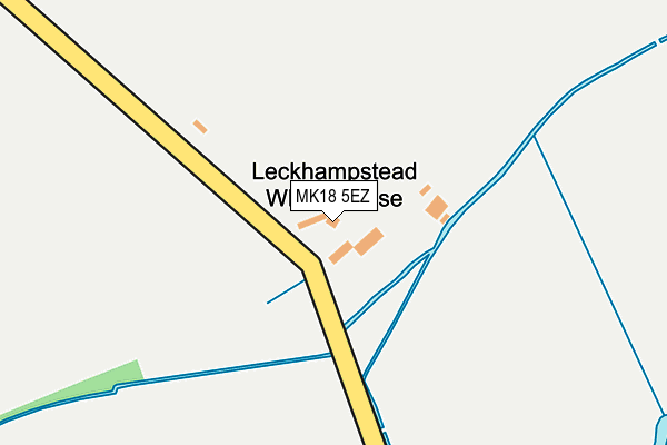 MK18 5EZ map - OS OpenMap – Local (Ordnance Survey)