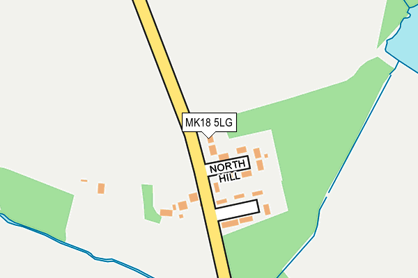 MK18 5LG map - OS OpenMap – Local (Ordnance Survey) MK18 5LG map - OS OpenMap – Local (Ordnance Survey)
