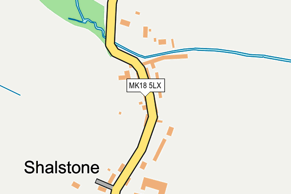 MK18 5LX map - OS OpenMap – Local (Ordnance Survey)