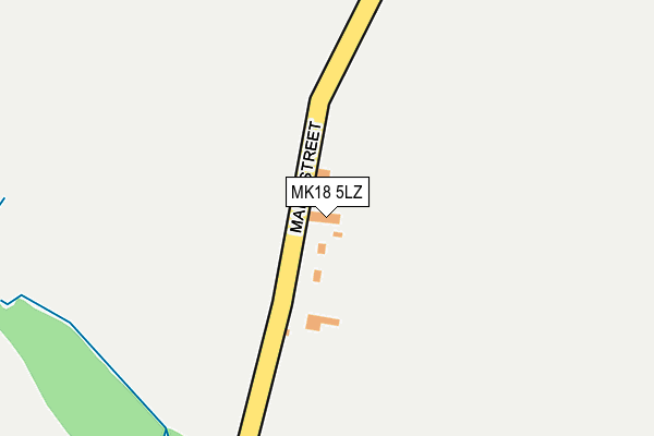 MK18 5LZ map - OS OpenMap – Local (Ordnance Survey)