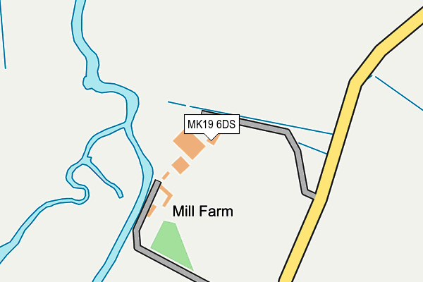 MK19 6DS map - OS OpenMap – Local (Ordnance Survey) MK19 6DS map - OS OpenMap – Local (Ordnance Survey)