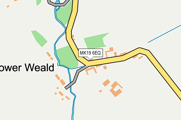 MK19 6EQ map - OS OpenMap – Local (Ordnance Survey) MK19 6EQ map - OS OpenMap – Local (Ordnance Survey)